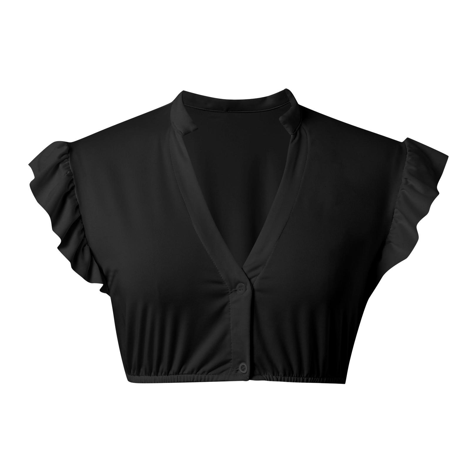 Женская элегантная классическая пивная фестивальная рубашка с кружевной отделкой — фото 6