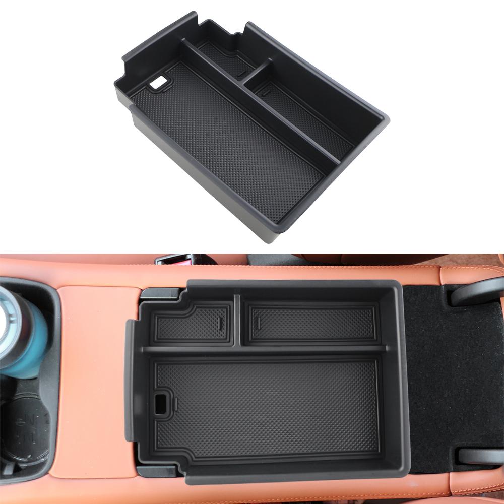 Car Armrest Storage Box for BYD Sealion 07 EV 2024 2025 2026 Center Console Tray Plate Organizer Container Interior Accessories