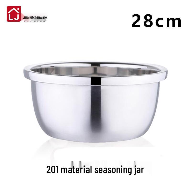 LIJIA FITMENT 201 Stainless Steel Multi-Purpose Basin 28cm