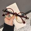 Retro Round Frame Fashion Glasses Anti Blue Light Computer Fashion Lightweight Eyeglasses Women Men