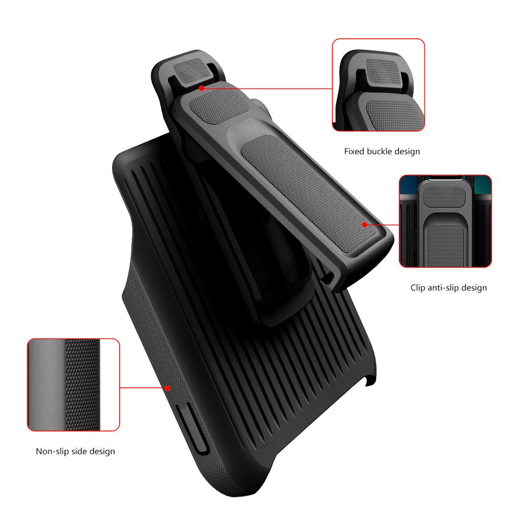 Armor Cover for IPhone 14 Pro Max 14 Plus 13 12 11 Promax Case with Back Clip Bracket Heavy Duty Silicone Shockproof Case