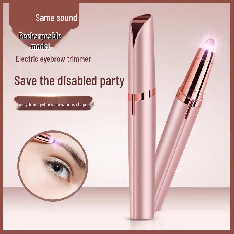 

Women s Electric Eyebrow Trimmer: Automatic Mini Shaver & Hair Remover Single Blade Head