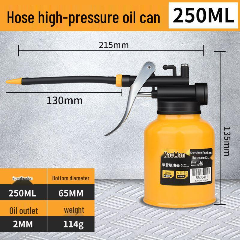High-Pressure Long Spout Oil Gun Sprayer for Household Lubrication