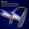 Altoparlante da collo Rockmia EBS-908 905 Bluetooth Wireless 5.0 a forma di U 6W Scatola Bassi Portatile per Gaming, Viaggi, Passeggiate e Ciclismo