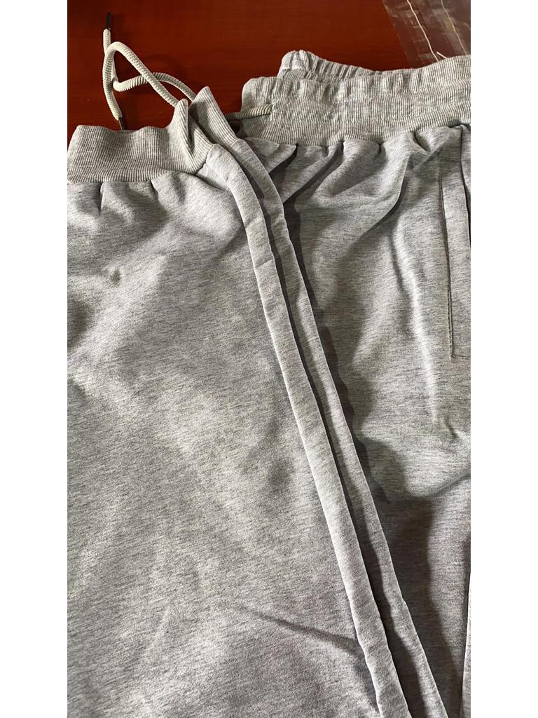Men's Slim-Fit Cuffed Running Pants - Solid Color, Lightweight Fitness & Casual Wear for Spring & Autumn