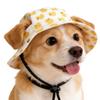 Dog Sun Hat Adjustable Dog Fisherman Hat Ear Exposed Breathable Dog Sunscreen Hat Comfortable Pet Baseball Cap Outdoor Travel