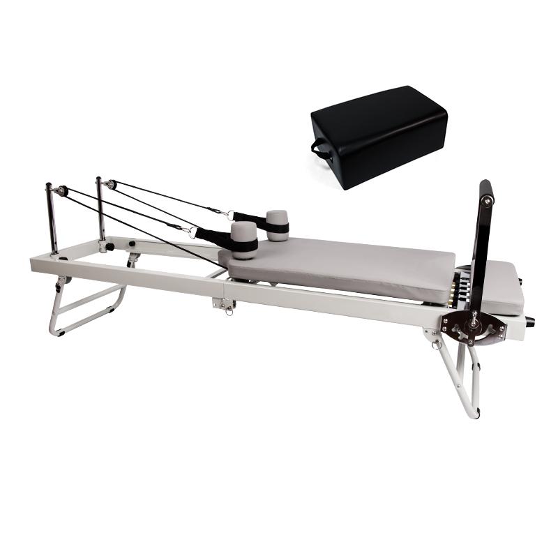 Velké skládací Pilates Reformer vybavení Core Yoga postel Domácí fitness hubnutí Ocel ABS oceli materiál Pilates stroj