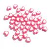 New 50pcs/lot 8x4mm Love Acrylic Bead Loose Spacer Beads for Jewelry Making DIY Handmade Clothing Accessories