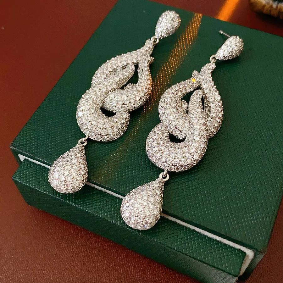 

Серьги-подвески в форме капли воды в стиле ретро, U-образной формы, для женщин, легкая роскошь, простые серьги-капли, свадебный дизайн, свадебный циркон