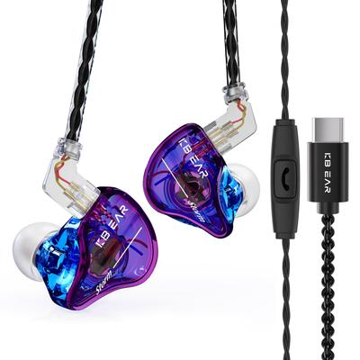 Yinyoo Canal Earphones Wired Earphone Type KBEAR Storm 10mm Dynamic Stereo Monitor Chinese Earphones with Microphone Gaming Earphones Wired Earphones