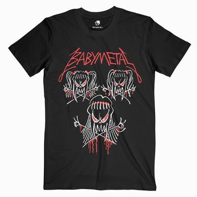 New Summer T-shirt Size xS-4XL Babymetal Tour Shirt