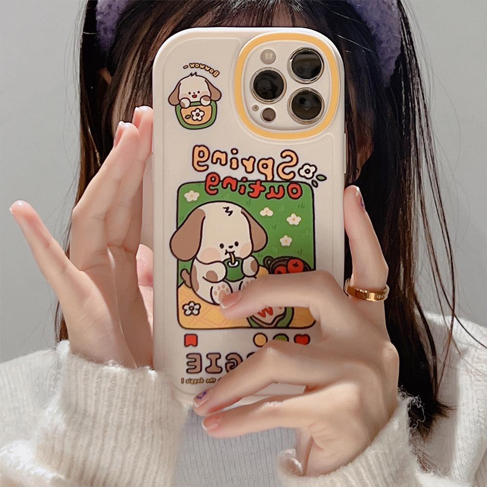 IPhone 16 Case, Apple 17 Pro Max Silicone Protective Case, Compatible with IPhone XR, Original Cartoon Design, 13 Pro