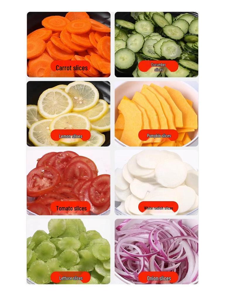 3-in-1 Vegetable Slicer, 220/110V, Preferred In RRU