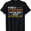 Stepdad Fathers Day Stepfather New Step Father Dad Funny T-Shirt