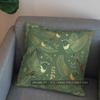 2D Vintage Birds And Leaves Pattern Pillow Cover Pattern Cushion Cover Suitable For Sofa Bedroom Car Pillow Cover