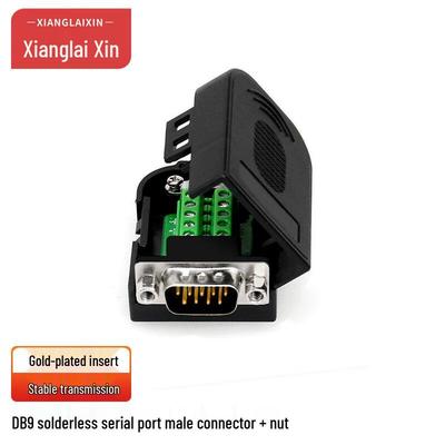 Conector de Puerto Serie RS232/485 DB9 Sin Soldadura