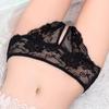 Sexy Plus Size Women's Panties Open File Lace Thong T Pants Sheer Mesh Briefs Erotic Panties Cosplay XL-XXXXL