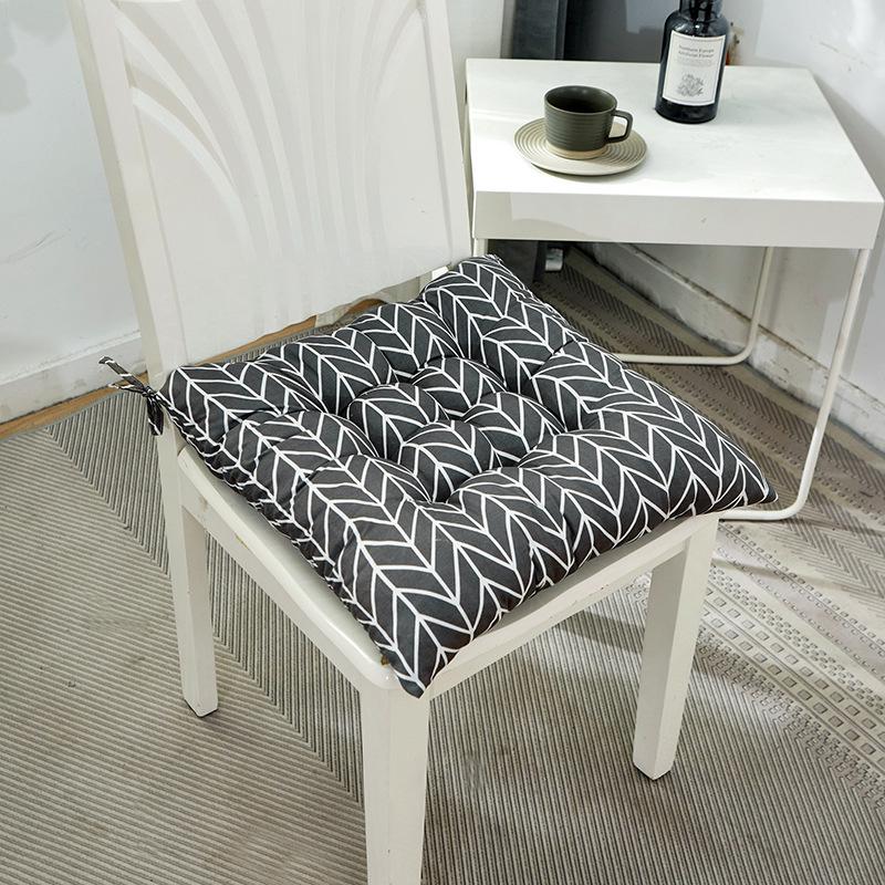 Thickened Printed Chair Seat Pad for Office, Student, or Dining Chairs