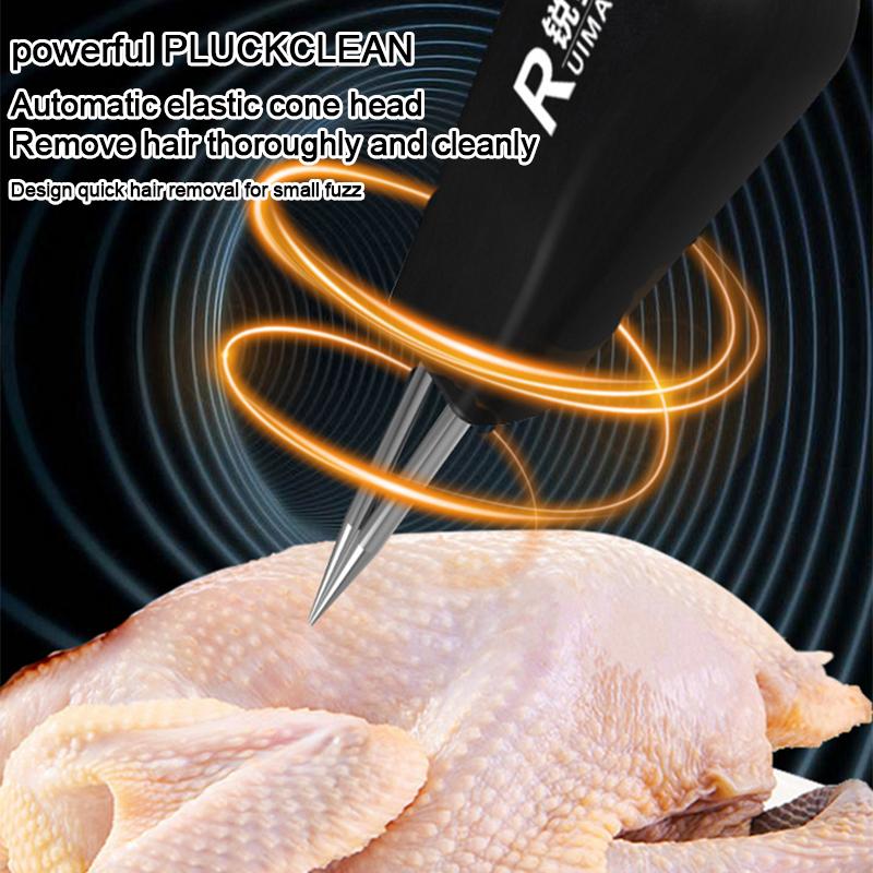 Electric Handheld Poultry Plucking Machine De-feather Remover For Chicken Duck Goose Feather Charging Hair Removal Machine Tool