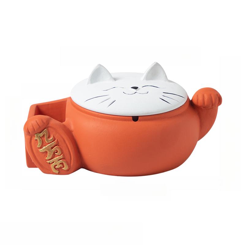 Ashtray Ins Wind Simple Modern with Cover Home Living Room Creative Personality Trend Anti-flying Ashtray