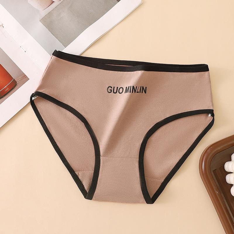 Cotton Mid-waist Panties for Women and Young Girls Briefs Underpants