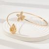 Open Arm Ring Fashion Niche Design Sense Bracelet Creative Asymmetrical Adjustable Alloy Bracelet Women