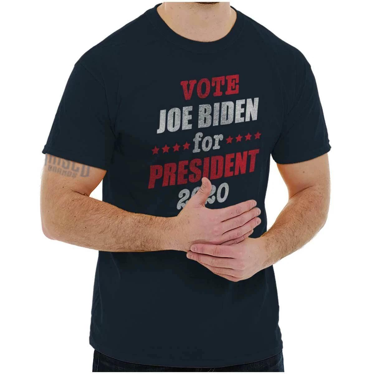 Patriotic Vote Biden USA Presidential 2024 Womens or Mens Crewneck T Shirt Tee XS