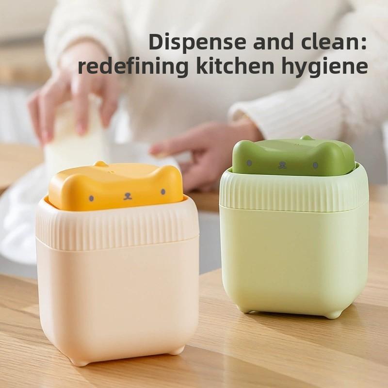Kitchen Soap Dispenser With Push Button For Home Cleaning And Hand Washing