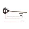 Recurve Bows Sight 1 Pin Crosses Circle Aiming Head Aiming 0.019inch Fiber Optical Sight Pin Bows Arrows Shootings Tool