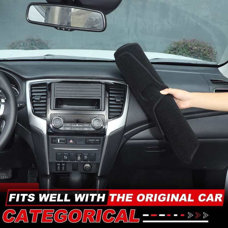 Polyester Dashboard Cover Carpet Cape Sun Shade Pad Carpet mat Suitable for Mitsubishi Triton/L200 2015-