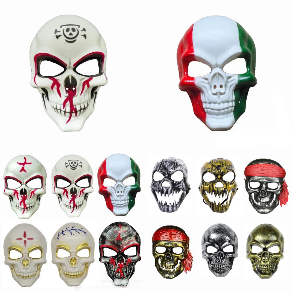 Terrifying Plastic Skeleton Masks For Halloween Cosplay Party Decorations Wholesale