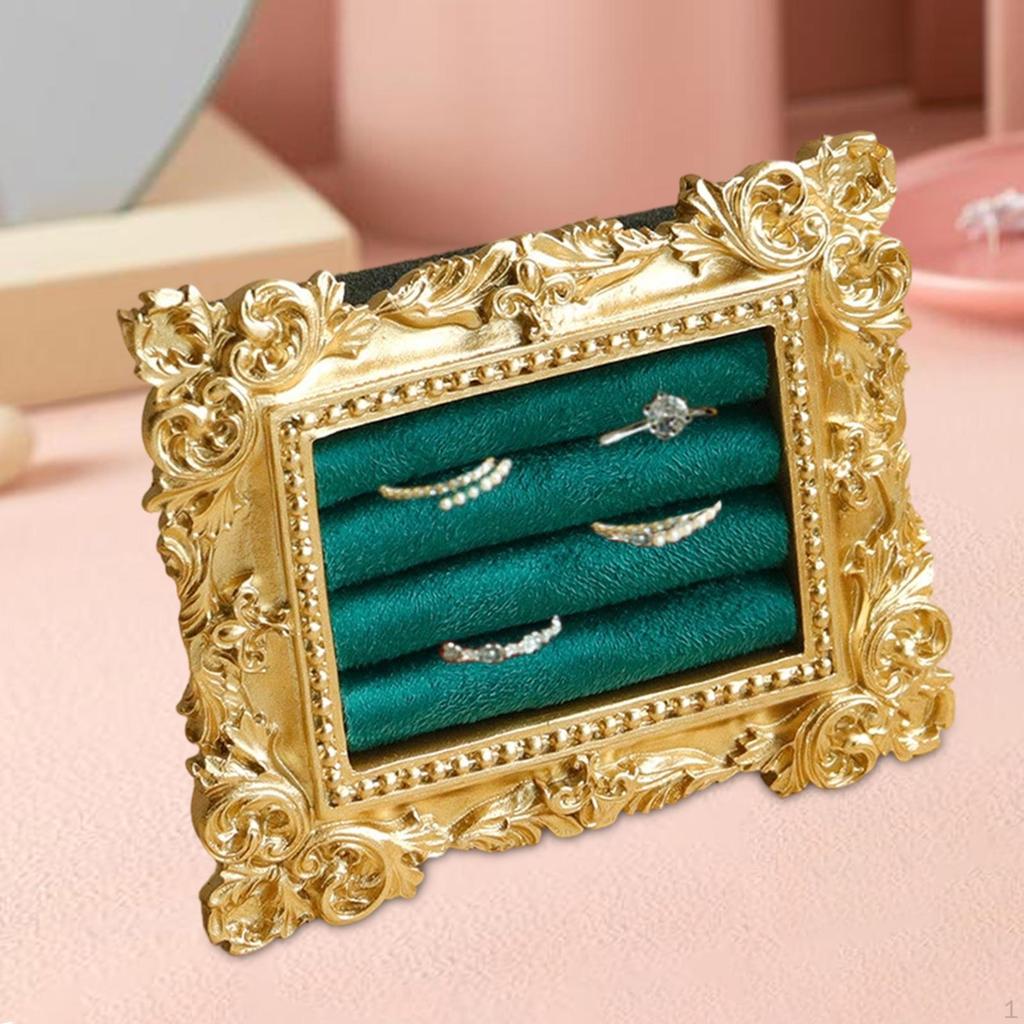 Vintage Display Stand Baroque Holder Photo Prop Ear Studs Organizer for Vendor, Desk, Store, Counter