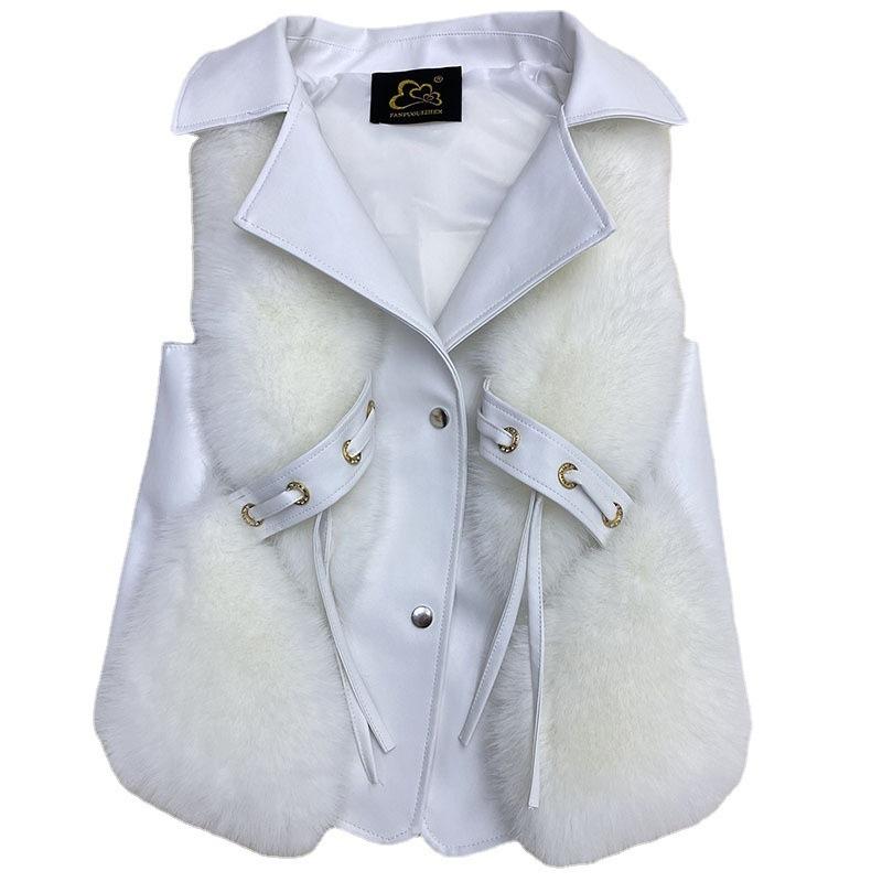 Fur Autumn and Winter New Imitation Fox Fur Coat Women's Hooded Warm Fur Coat