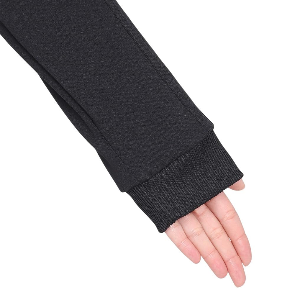 Adidas KTX40 Double Knit Track Black Size XL Women's 3-Stripes Loose-Fit Top, (JG3798),