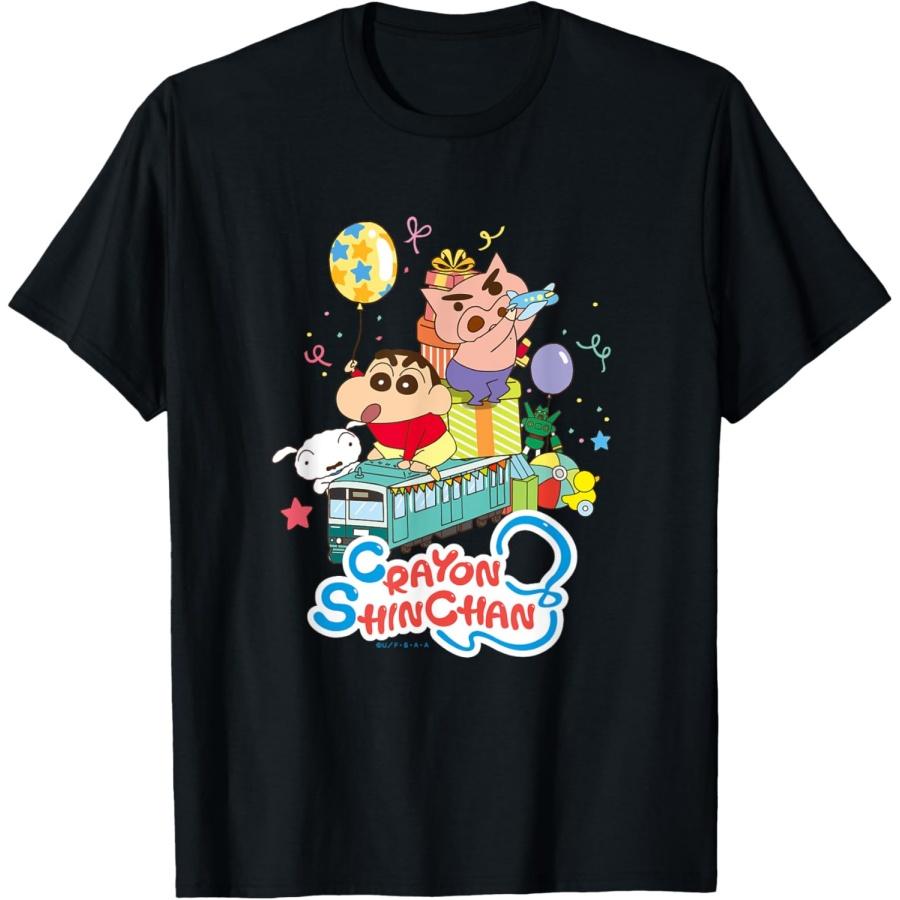 Crayon Shin-chan Shin-chan and train party time T-Shirt S