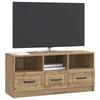 TV Cabinet in Artisan Oak Finish 102 x 34.5 x 47 cm Particleboard