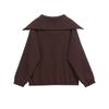 2025 Spring Women's Striped Patchwork Knitted Sweatshirt & High-Waisted Straight-Leg Pants Set