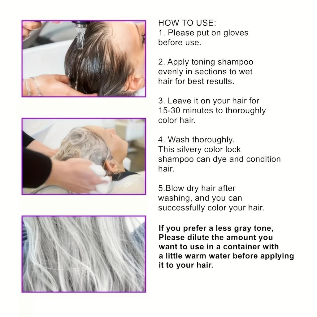 Shampoos for Color Lock Silver Pink Cleanse Hair Care Series