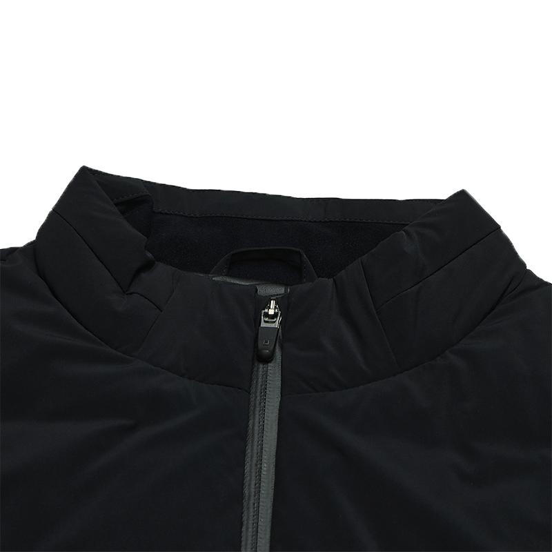 FILA Golf Series Classic Versatile Lightweight Warm Comfortable Stand Collar Down Vest Men vest A11M545925FBK