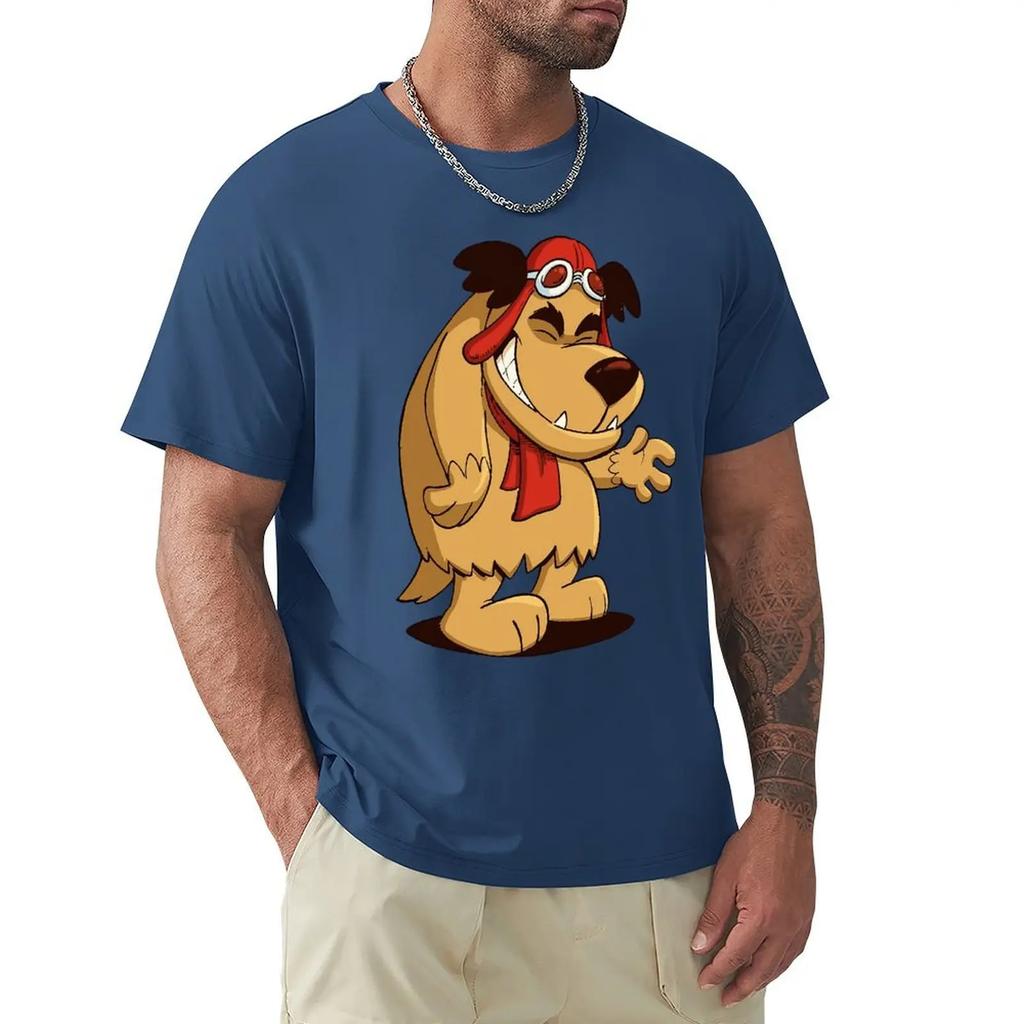 Laughing Muttley Humor Anime T Shirt Harajuku Short Sleeve T-shirt 100% Cotton Graphics Tshirt Tops