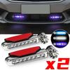 1/2Pcs Car LED DayTime Running Light Wind Powered LED Floodlights Auxiliary Lighting Motorcycle Lamp Automobile Day Headlight