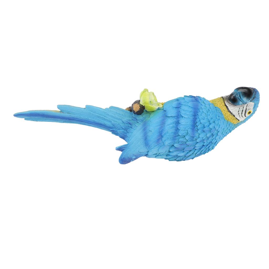 Decor de Perete Papagal Rășină Realist Statuie Papagal Agățat Sculptură Pasăre pentru Exterior Grădină Terasă Curte