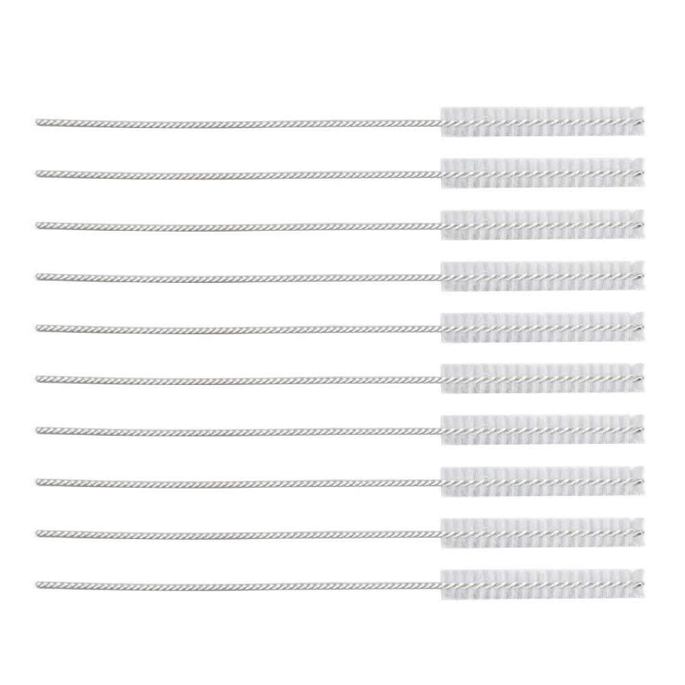 10Pcs Nylon Hair Hearing Aid Vent Brush Hearing Aid Cleaning Tool For Hearing Aid Maintenance