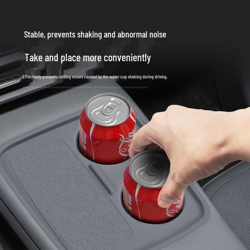 Leapmotor A10 Wireless Charger Anti-Slip Silicone Mat & Cup Holder Cover