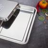 304 Stainless Steel Rectangular Deep Serving Tray