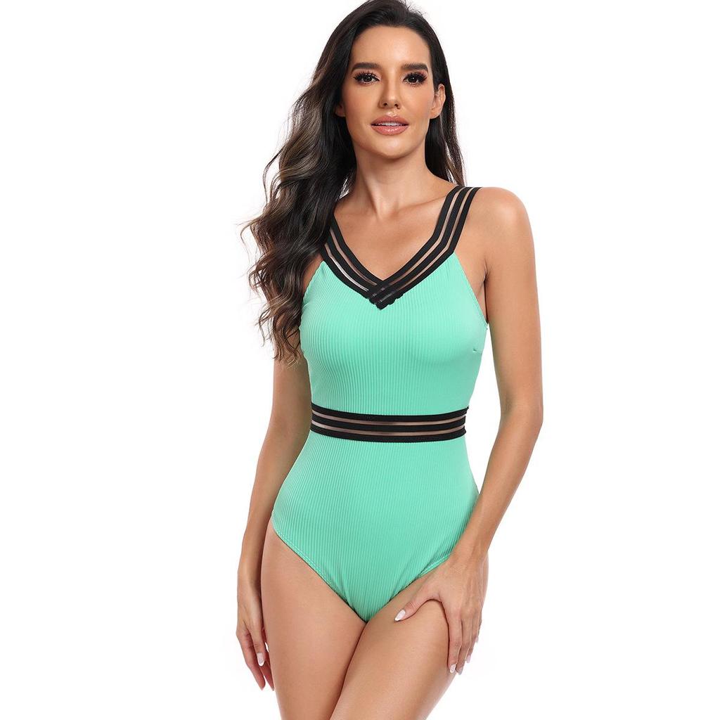 2024 European & American Quick-Dry One-Piece Women's Swimsuit