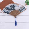Silk Japanese Style Home Prom Party Gifts Folding Fan Wedding Hand Fan Hand Held Fan
