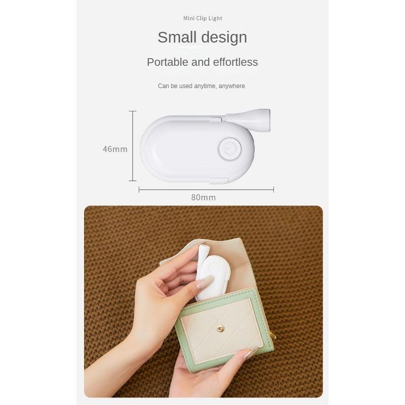 Rechargeable Book Reading Light USB Lamp LED Light Eye Caring Adjustable Brightness Mini Book Light Portable Clip Night Lights