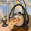 Outdoor Rattan Hanging Chair with Coffee Table