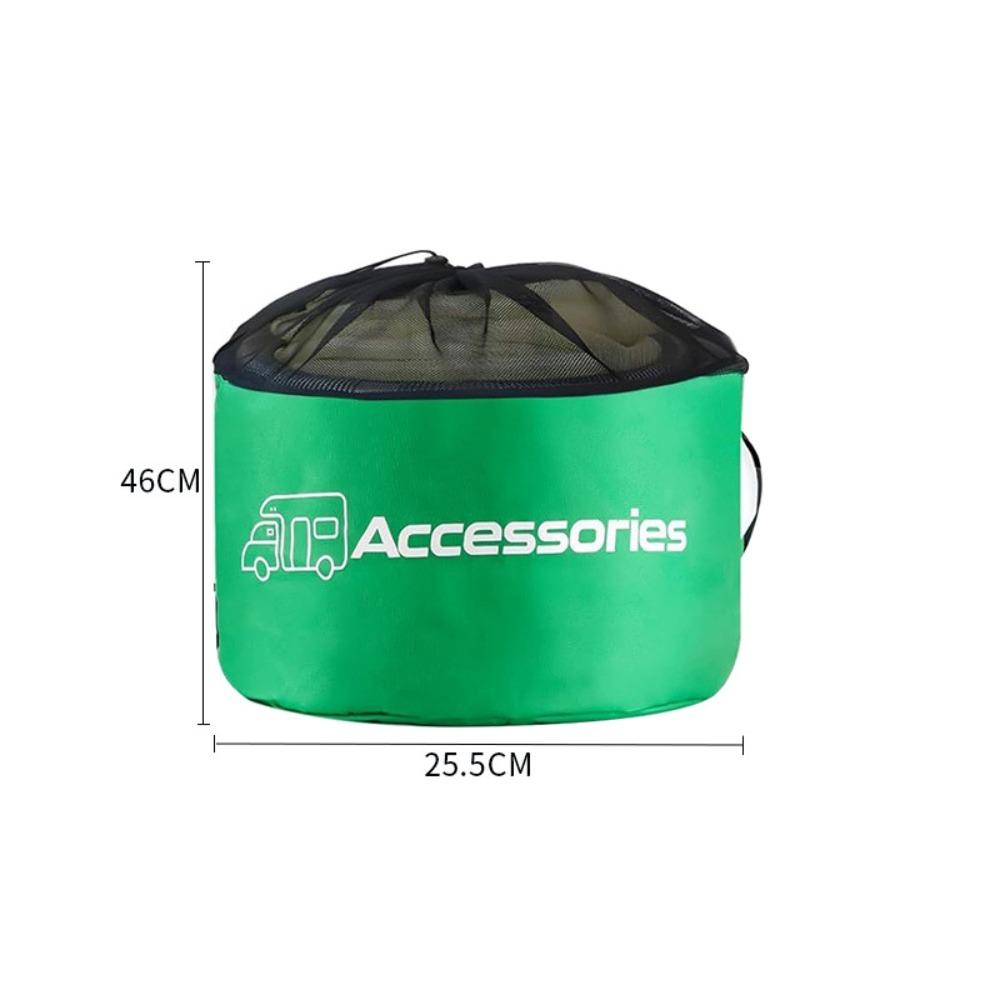 Breathable Mesh RV Hose Storage Bag Drawstring Closure Foldable Motorhome Storage Bag Waterproof Sturdy RV Utility Bag Traveling